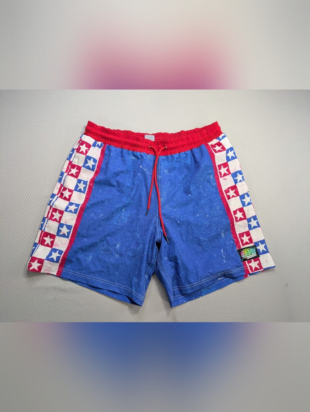 SLUNKS UNITED SLUNKS OF AMERICA SHORTS BEACH CASUAL VOLLEYBALL XL FLAG